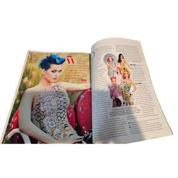 Teen Vogue Magazine Katy Perry May 2012 Music Issue Neon Floral Fashion Haircare - Picture 7 of 8